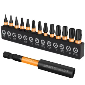 MLK-53868 MULWARK Security Torx Bit Set Star Steel MLK-53868 MULWARK Security Torx Bit Set Star Steel