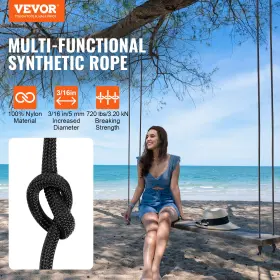 197988391401 VEVOR Braided Cord Feet Design Tensi