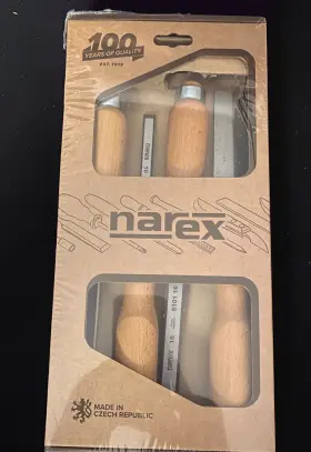 863110 NAREX Profi Standard Bevel Edge Chisel Set