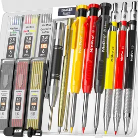 MG565 NICPRO CO Pack Carpenter Mechanical Pencils Refills