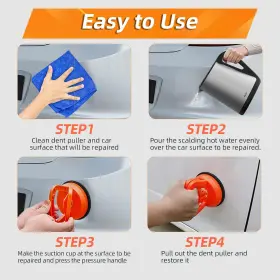 3PC-XP NOEAIKE Dent Puller Suction Cup Pack Removal Paintless #3 3PC-XP NOEAIKE Dent Puller Suction Cup Pack Removal Paintless #3