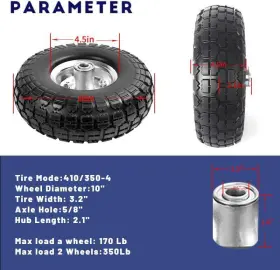 OEBYZWSL-0628 OEBYZWSL Tire Wheel Flat Solid #2