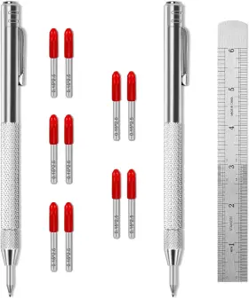 TOOL1 OFASIXX Pack Tungsten Carbide Tip Scriber Tool Refills