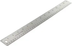 66612 OFFICEMATE Classic Steel Ruler Single