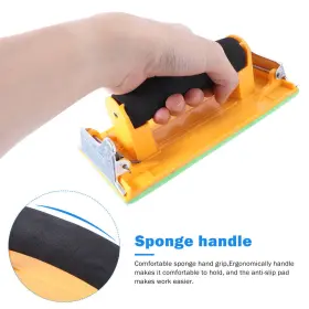 7Q154615522ZLPHX OUNONA Grip Sandpaper Holder Sponge Sand #2