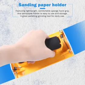 7Q154615522ZLPHX OUNONA Grip Sandpaper Holder Sponge Sand #3