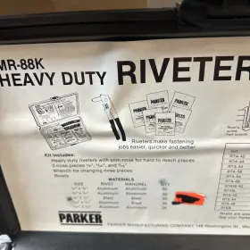 MR88K PARKER Riveter Gun Rivets Kit #3