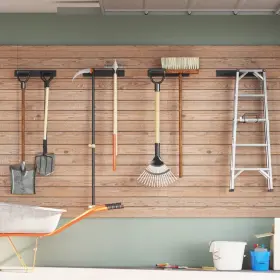721158407696 PATIO TOOL STORAGE RACKS WALL MOUNTED Steel 721158407696 PATIO TOOL STORAGE RACKS WALL MOUNTED Steel