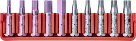 PB-C6.704-10 PB SWISS TOOLS Hex Torx Bit Block Set PB-C6.704-10 PB SWISS TOOLS Hex Torx Bit Block Set
