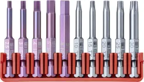 E6.704 PB SWISS TOOLS Torx Hex Bit Block E6.704 PB SWISS TOOLS Torx Hex Bit Block