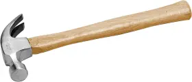 W1076 PERFORMANCE TOOL Wood Handle Claw Hammer Natural
