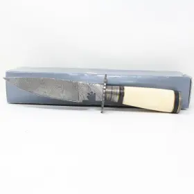 438490173591 PERKIN KNIVES Damascus Steel Hunting Knife Bowie #3 438490173591 PERKIN KNIVES Damascus Steel Hunting Knife Bowie #3