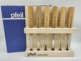 Dset-c PFEIL Swiss Intermediate Carving Tools Set Gently Dset-c PFEIL Swiss Intermediate Carving Tools Set Gently