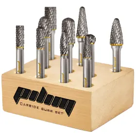 065015741008 PILIM Tungsten Carbide Burr Set Shank Double Die