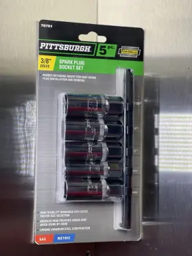 70701 PITTSBURGH PROFESSIONAL Drive Spark Plug Socket Set