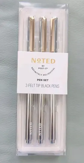 068060643940 POST-IT Namepost Noted Metallic Pen Set
