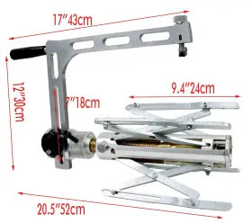 13E40C89 PREASION Manual Pe Pipe Rotary Scraper Pipeline