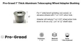 850056393201 PRO-GRAAD Reducing Bushing Adapter Reducer Bench #3