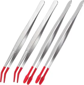 646664 PSYQTSUARY Tweezers Rubber Pvc Coated