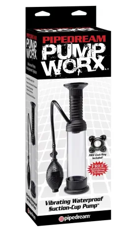 PD3252-23 PUMP WORX Vibrating Waterproof Suction Cup
