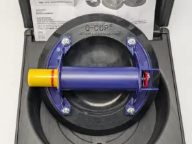 697478178579 Q-CUP Vacuum Suction Glass Granite #2 697478178579 Q-CUP Vacuum Suction Glass Granite #2