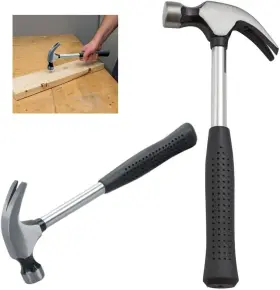 32250-2PC QNP RRG Claw Hammer Tubular Steel Shaft Rubber Grip
