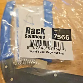 106-7566 RACKSOLUTIONS Cage Nut Tool Insertion Removal Rubber 106-7566 RACKSOLUTIONS Cage Nut Tool Insertion Removal Rubber