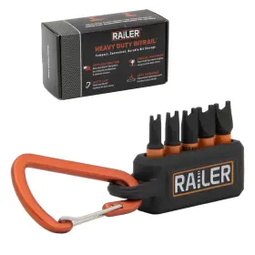 0810055680412 RAILER Spanner Screwdriver Bit Set Steel Snake