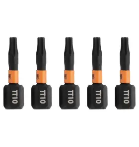 R1TT10T-5 RAILER Torx Tamper Security Bits Hex Shank Steel R1TT10T-5 RAILER Torx Tamper Security Bits Hex Shank Steel