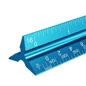 THL-1005 RENA CHRIS Architectural Scale Ruler Triangular