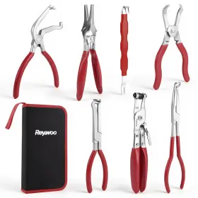 Reywoo S0gjqc03rs 7-in-1 Automotive Hose And Electrical Disconnect Pliers Set Fuel Line