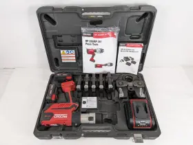 RP350 RIDGID TOOLS Cordless Battery Pipe Press Jaws Cas Kit RP350 RIDGID TOOLS Cordless Battery Pipe Press Jaws Cas Kit