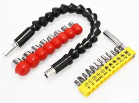 742089213628 RONGON Set Rod Hex Sockets Bits Electric Screw 742089213628 RONGON Set Rod Hex Sockets Bits Electric Screw