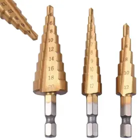 824007659661 RONGON Drill Bit Set Hex Shank Power Tools Step