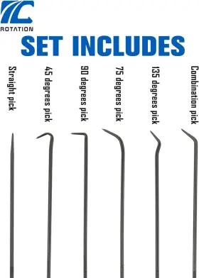 445015214272 ROTATION Precision Hook Set Vanadium #3 445015214272 ROTATION Precision Hook Set Vanadium #3