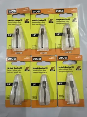 A90RT01 RYOBI Rotary Tool Straight Routing Bit Wood #2