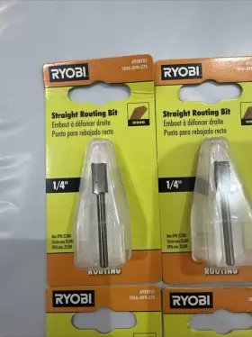 A90RT01 RYOBI Rotary Tool Straight Routing Bit Wood #3