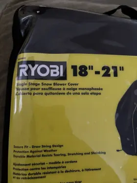 ACSN05 RYOBI Single Snow Blower Cover