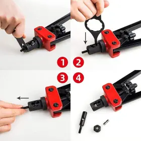 781621799145 RZX Rivet Nut Tool Riveter Gun Blind Rivnut Sett #3
