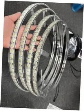 YD-WHITE-15.5-DUAL SANDO Sdo Double Row Led Wheel Ring Light