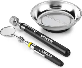 SR026 SANDOR Tool Set Magnetic Tray Telescoping Mirror SR026 SANDOR Tool Set Magnetic Tray Telescoping Mirror