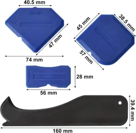 SK4044 SANKOLY Silicone Caulking Set Sealant Finishing Tool #2 SK4044 SANKOLY Silicone Caulking Set Sealant Finishing Tool #2