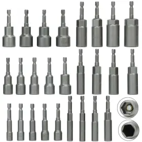 614167729362 SKIWALI Magnetic Impact Nut Driver Set