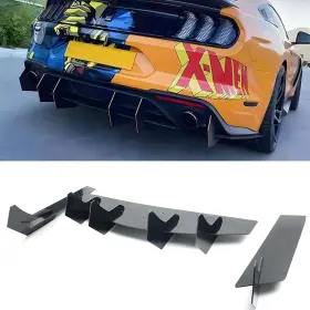 SKUB00140BB SKKYORO Rear Bumper Diffuser Ford Mustang Spoiler SKUB00140BB SKKYORO Rear Bumper Diffuser Ford Mustang Spoiler