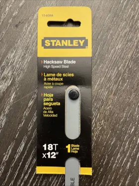 15-828A STANLEY Steel Hacksaw Blade #2 15-828A STANLEY Steel Hacksaw Blade #2