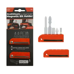 BH-AR-ORG-2 STEALTHMOUNTS Magnetic Bit Holder Ridgid Pack BH-AR-ORG-2 STEALTHMOUNTS Magnetic Bit Holder Ridgid Pack