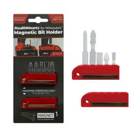 BH-MW18-RED-2 Stealthmount Milwaukee Magnetic Bit Holder Pack