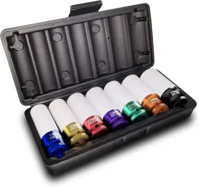 810097350731 STEEL VISION Drive Lug Nut Impact Socket Set 810097350731 STEEL VISION Drive Lug Nut Impact Socket Set