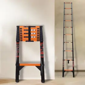 037936221278 STUSGO Telescoping Ladder Reinforced Carbon
