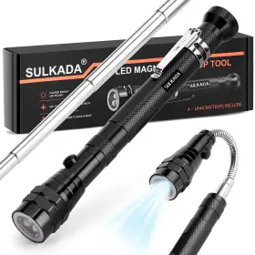 Mg-a SULKADA Dad Men Grandpa Led Magnetic Tool Telescoping